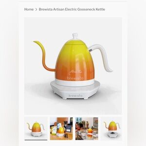 Brewista Artisan Electric Gooseneck Kettle - Special Edition Candy Orange